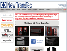 Tablet Screenshot of newtranstec.nl